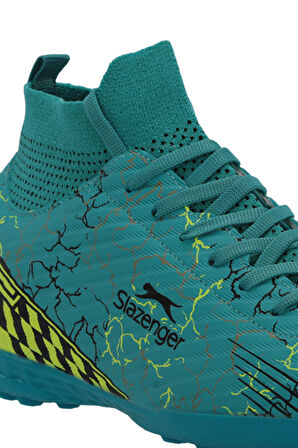 Slazenger CORNER Erkek Halı Saha Turkuaz Futbol Ayakkabısı