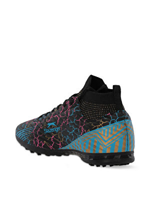 Slazenger CORNER Erkek Çocuk Halı Saha Siyah Futbol Ayakkabısı