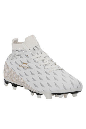 Slazenger CAMILO Erkek Çocuk Halı Saha Beyaz Futbol Ayakkabısı