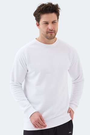 Slazenger NADAV Erkek  Beyaz Sweatshırt