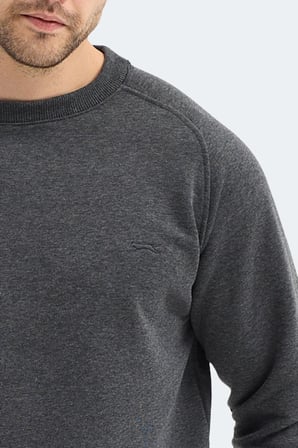Slazenger NADAV Erkek  Koyu Gri Sweatshırt