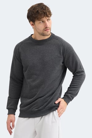 Slazenger NADAV Erkek  Koyu Gri Sweatshırt