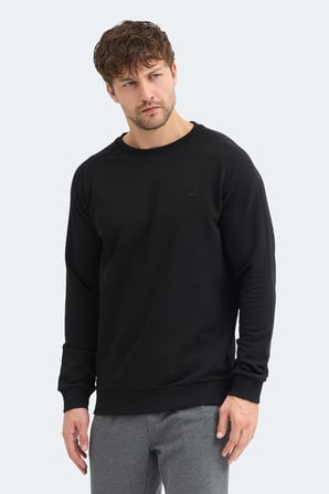Slazenger NADAV Erkek  Siyah Sweatshırt