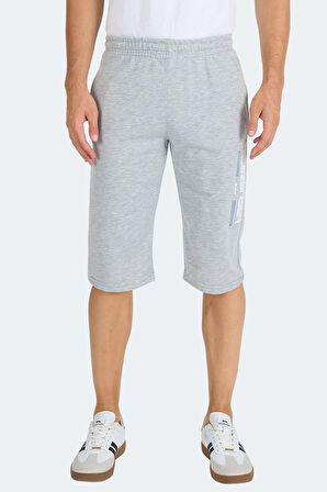 Slazenger NEBO I Erkek Cepli Kapri Gri Şort