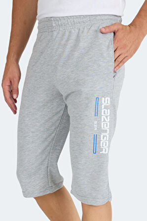 Slazenger NEBO I Erkek Cepli Kapri Gri Şort