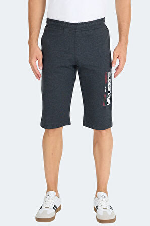 Slazenger NEBO I Erkek Cepli Kapri Koyu Gri Şort
