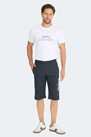 Slazenger NEBO I Erkek Cepli Kapri Koyu Gri Şort