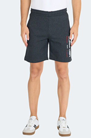 Slazenger NEBO I Erkek Cepli Koyu Gri Şort