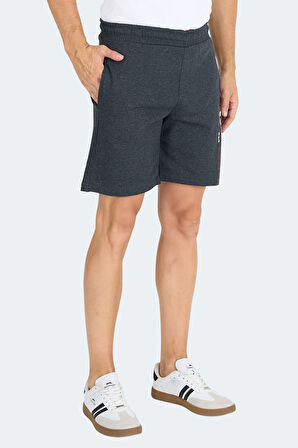 Slazenger NEBO I Erkek Cepli Koyu Gri Şort