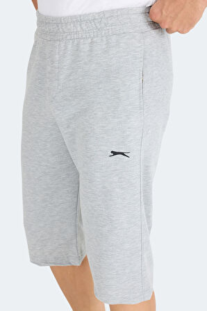 Slazenger NECK I Erkek Cepli Kapri Gri Şort
