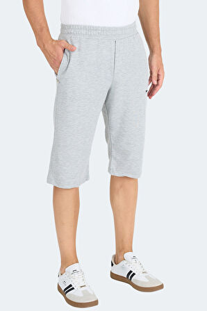 Slazenger NECK I Erkek Cepli Kapri Gri Şort