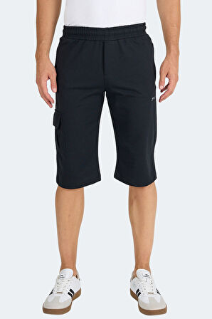 Slazenger NECK I Erkek Cepli Kapri Siyah Şort