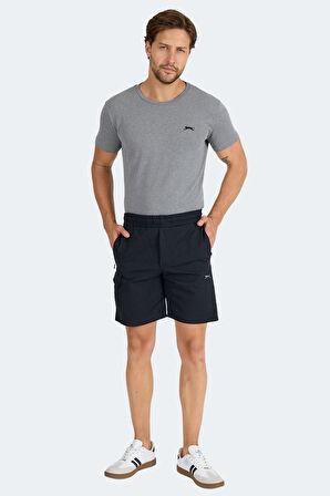 Slazenger NECK I Erkek Cepli Siyah Şort