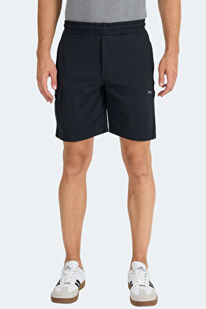 Slazenger NECK I Erkek Cepli Siyah Şort