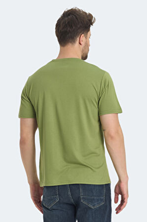 Slazenger KRAKKER 2 li Set Erkek  Koyu Gri - Açık Yeşil Tişört