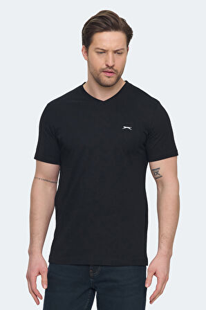 Slazenger SARGON 3 lü Set Erkek  Beyaz - Siyah - Lacivert Tişört