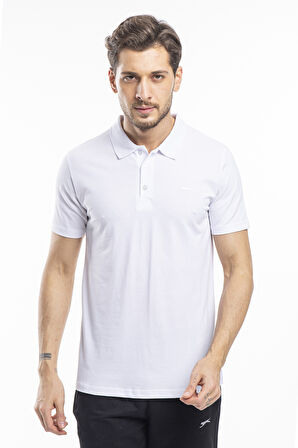 Slazenger SOHO 5 li Set Erkek  Beyaz - Gri - Lacivert - Somon - Turkuaz Tişört