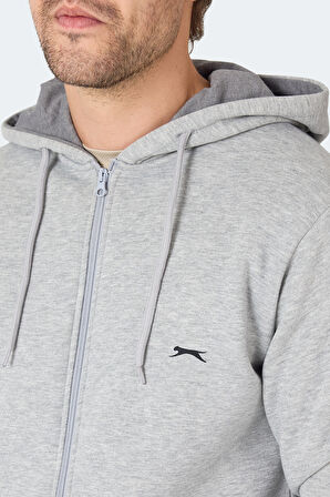 Slazenger MAJESTIC  I Erkek  Gri / Beyaz Sweatshirt