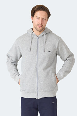 Slazenger MAJESTIC  I Erkek  Gri / Beyaz Sweatshirt