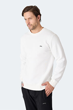 Slazenger MEGAR I Erkek  Ekru Sweatshirt