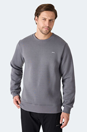 Slazenger MEGAR I Erkek  Gri Sweatshirt