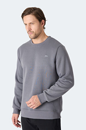 Slazenger MEGAR I Erkek  Gri Sweatshirt