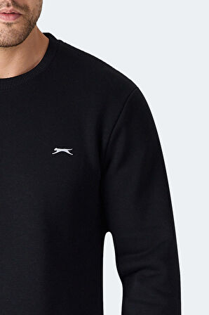 Slazenger MEGAR I Erkek  Siyah Sweatshirt
