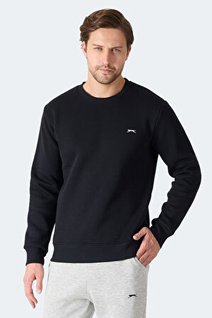 Slazenger MEGAR I Erkek  Siyah Sweatshirt
