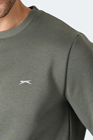 Slazenger MEGAR I Erkek  Haki Sweatshirt