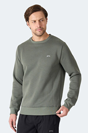 Slazenger MEGAR I Erkek  Haki Sweatshirt
