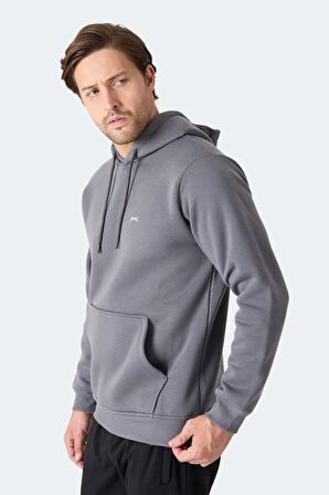 Slazenger MOONLIGHT I Erkek  Gri Sweatshirt