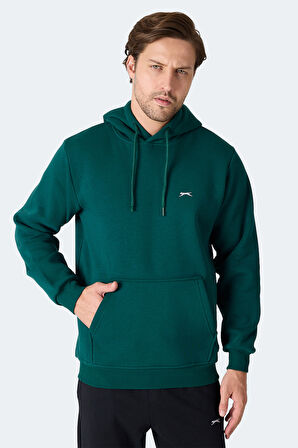 Slazenger MOONLIGHT I Erkek  Koyu Yeşil Sweatshirt