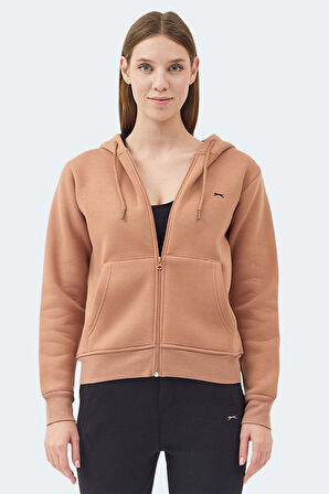 Slazenger MILIO I Kadın  Camel Sweatshirt