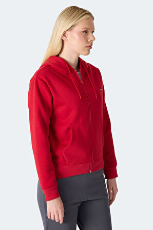 Slazenger MILIO I Kadın  Kırmızı Sweatshirt