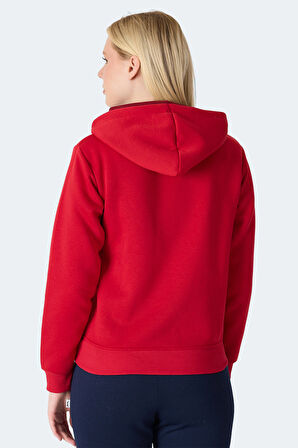 Slazenger MISTY  I Kadın  Kırmızı Sweatshirt