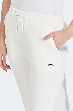 Slazenger MIDNIGHT I Kadın  Ekru Eşofman Altı