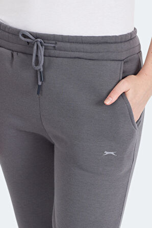 Slazenger MIDNIGHT I Kadın  Gri Eşofman Altı