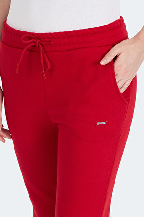 Slazenger MIDNIGHT I Kadın  Kırmızı Eşofman Altı