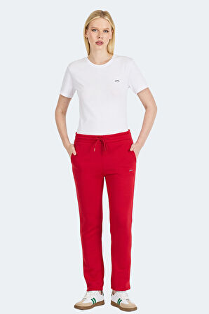 Slazenger MIDNIGHT I Kadın  Kırmızı Eşofman Altı