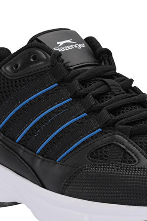 Slazenger JAZZY I Erkek  Siyah / Saks Mavi Koşu & Yürüyüş Spor Ayakkabısı