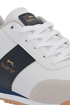 Slazenger PROTECT I Erkek  Beyaz / Lacivert Günlük Spor Ayakkabısı