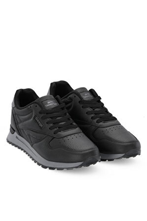 Slazenger OPENROAD INT Erkek  Siyah / Koyu Gri Günlük Spor Ayakkabısı