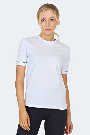 Slazenger VITYA 3 lü Set Kadın  Beyaz - Siyah - Kırmızı Tişört