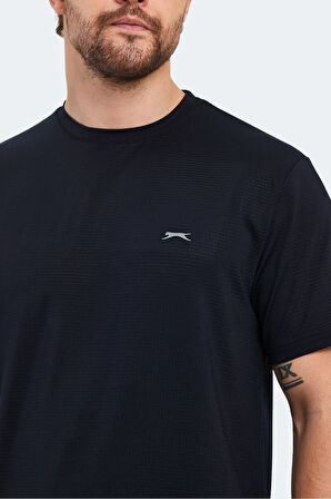 Slazenger OSWIN 2 li Set Erkek  Bej - Lacivert Tişört