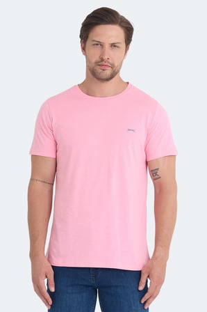 Slazenger SANDER KTN 5 li Set Erkek  Beyaz - Gri - Lacivert - Koyu Yeşil - Açık Pembe Tişört
