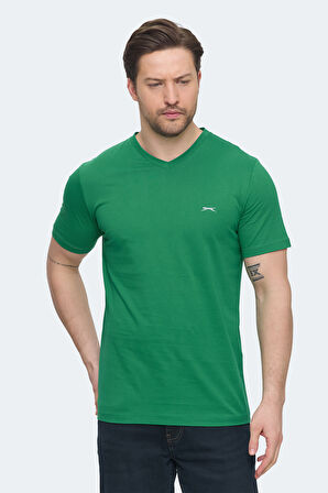 Slazenger SARGON 5 li Set Erkek  Beyaz - Lacivert - Kırmızı - Mavi - Koyu Yeşil Tişört