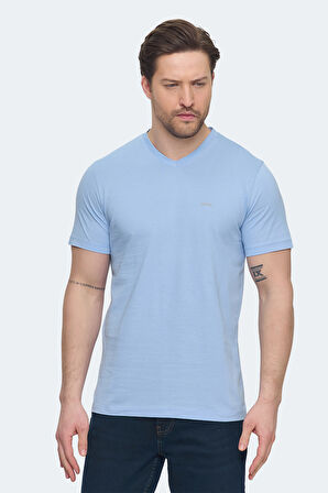 Slazenger SARGON 5 li Set Erkek  Beyaz - Lacivert - Kırmızı - Mavi - Koyu Yeşil Tişört