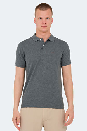 Slazenger VALE KTN 5 li Set Erkek  Beyaz - Siyah - Gri - Koyu Gri - Saks Mavi Tişört