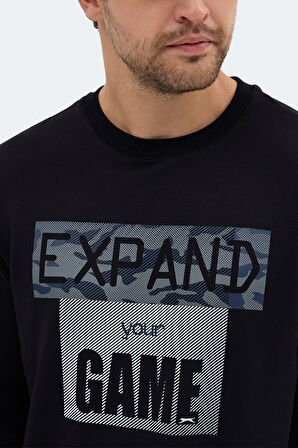 Slazenger RUBIO Erkek  Koyu Lacivert Sweatshırt