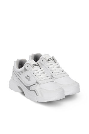 Slazenger MONTERO I Erkek  Beyaz / Gri Koşu & Yürüyüş Spor Ayakkabısı